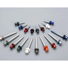 Colored Self Drilling Roofing Screws with Washers